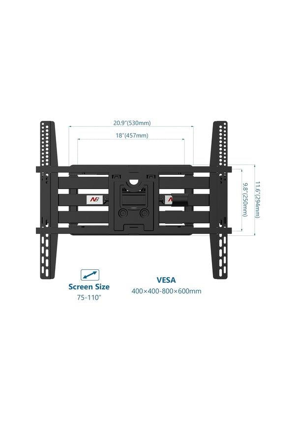 North Bayou SP5 75-110 inç Hareketli TV Askı Aparatı Outlet