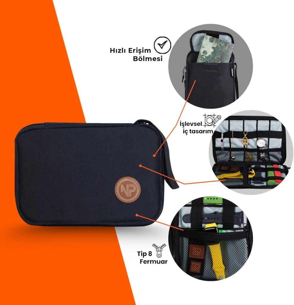 Npo Array Siyah Aksesuar ve Organizer Çantası - OUTLET