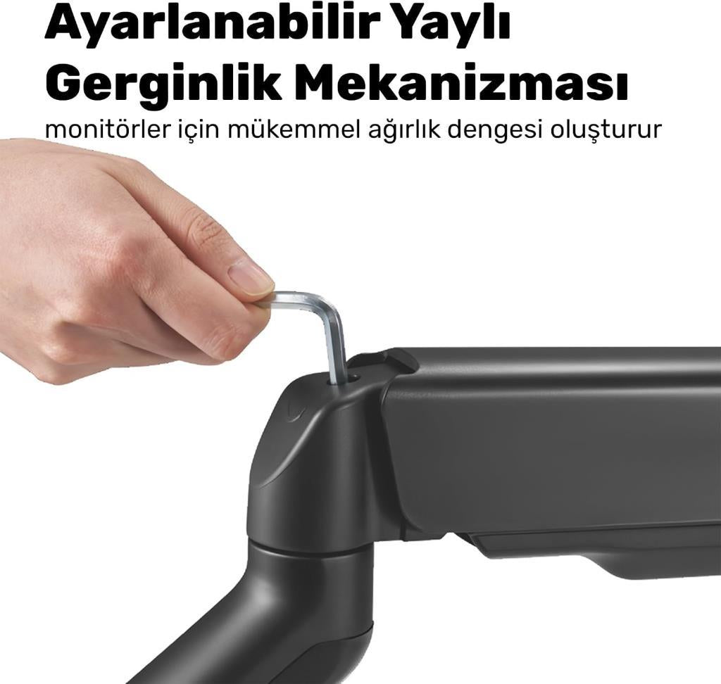 Npo STD46024E Airgrip 17-32 İki Kollu Amortisörlü Monitör Standı - Outlet