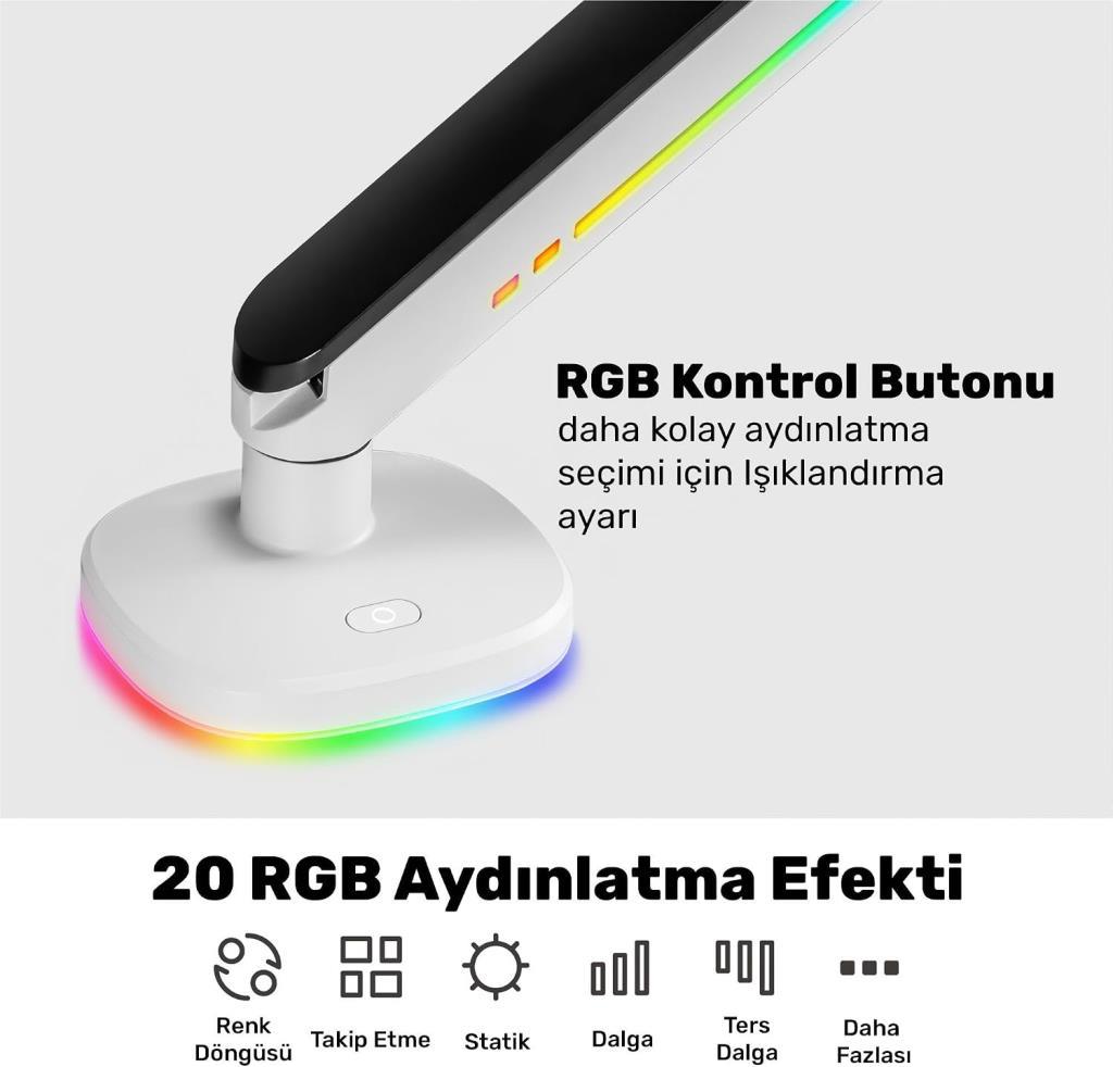 Npo STD54012HLW Elysium 27-45 inç Tek Kollu Monitör Standı - Outlet