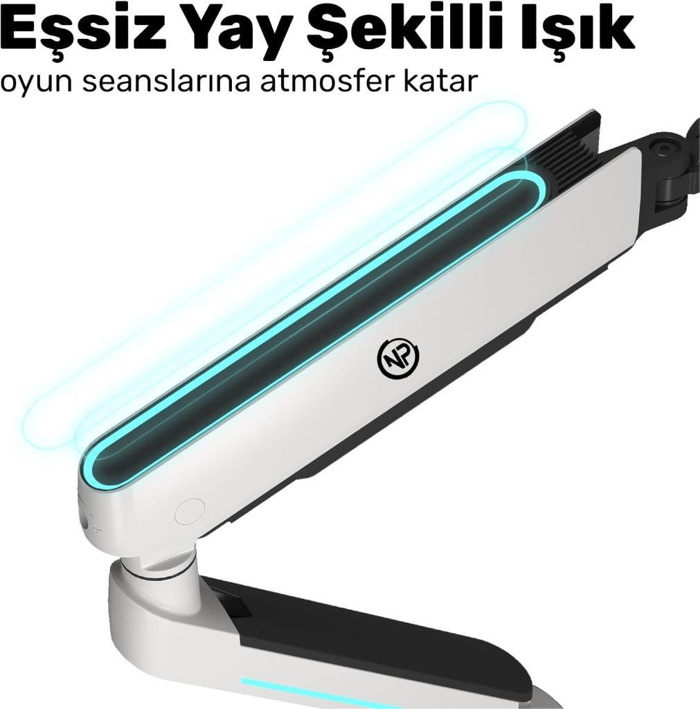 Npo STD54012HLW Elysium 27-45 inç Tek Kollu Monitör Standı - Outlet