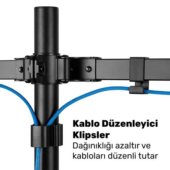 Npo STD5704B Basic 17-32 inç Dört Kollu Monitör Standı - Outlet