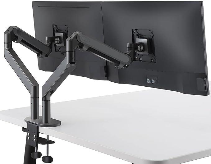 Npo STD7080G Siyah 10-27 inç İki Kollu Amortisörlü Monitör Standı - OUTLET