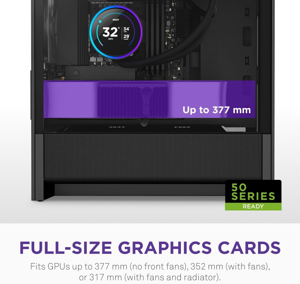 NZXT H3 Flow CC-H31FB-01 Fanlı Siyah Micro ATX Oyuncu Kasası - TESHİR