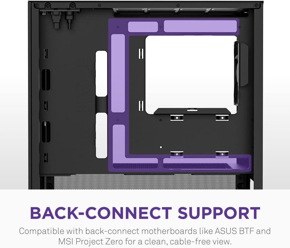 NZXT H3 Flow CC-H31FB-01 Fanlı Siyah Micro ATX Oyuncu Kasası - TESHİR