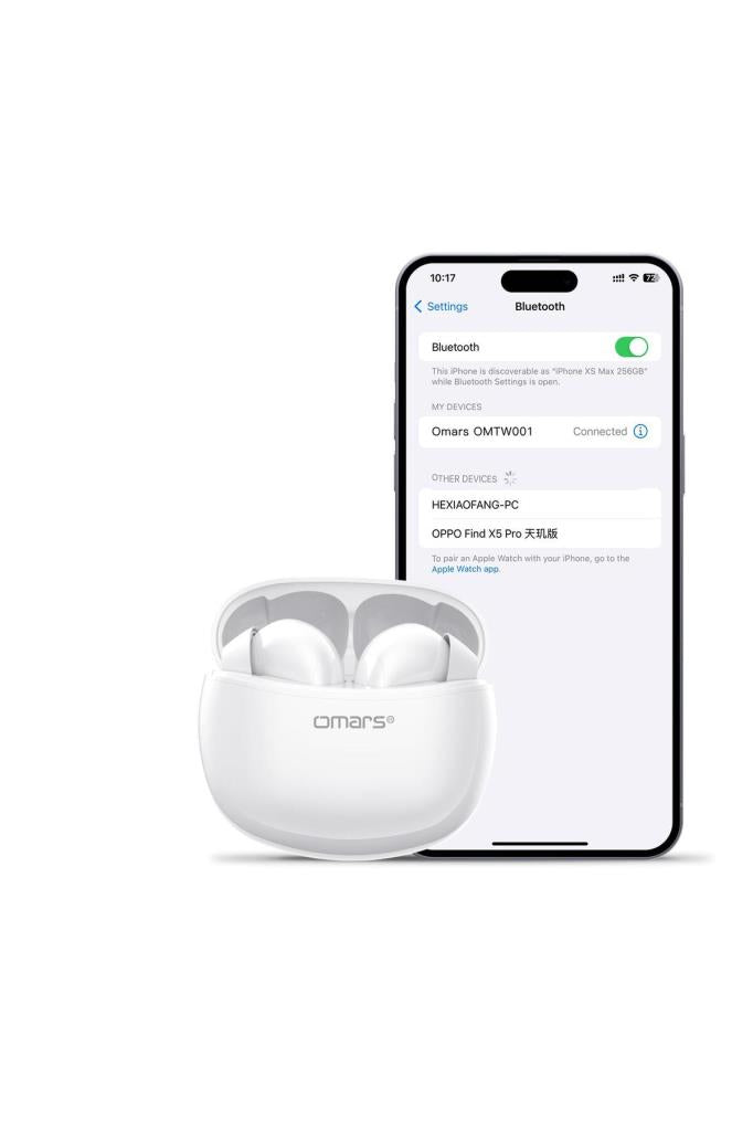 Omars TWS Bluetooth 5.1 Dokunmatik Kablosuz Kulakiçi Kulaklık Beyaz - TEŞHİR