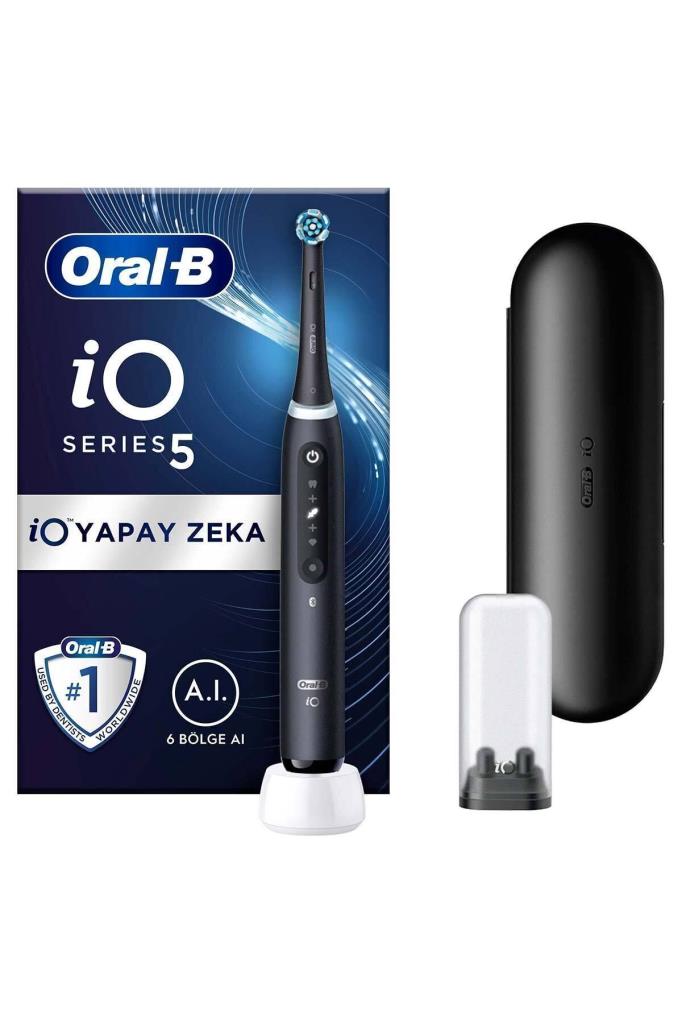 Oral-B iO 5 Siyah Şarjlı Diş Fırçası Outlet