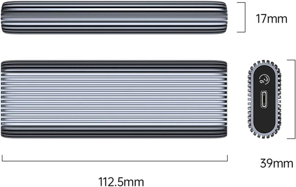 ORICO M.2 SATA SSD Enclosure USB 3.2 Gen2 M-Key / B&M-Key 10Gbps SSD Disk Kutusu - Outlet