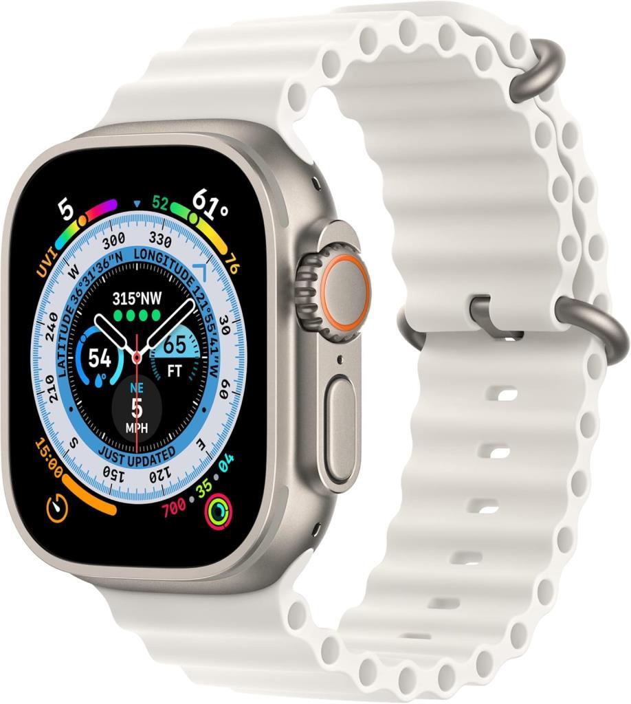 Apple Watch 49mm Beyaz Ocean Kordon Uzatma Kiti Outlet