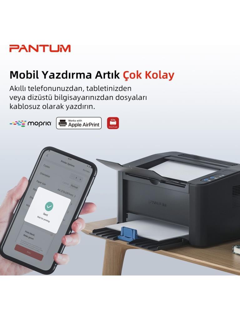 Pantum P2500W Wi-Fi Mono Lazer Yazıcı - Outlet