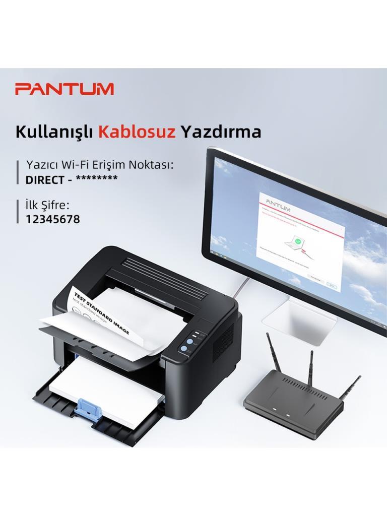 Pantum P2500W Wi-Fi Mono Lazer Yazıcı - Outlet