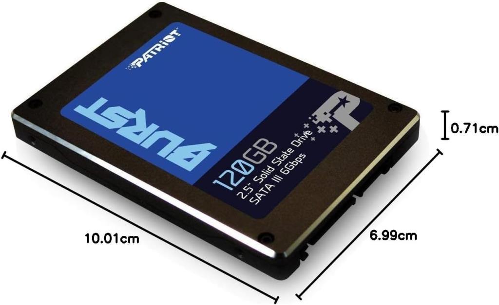 Patriot Burst PBU120GS25SSDR SATA 3.0 2.5" 120 GB SSD - Outlet