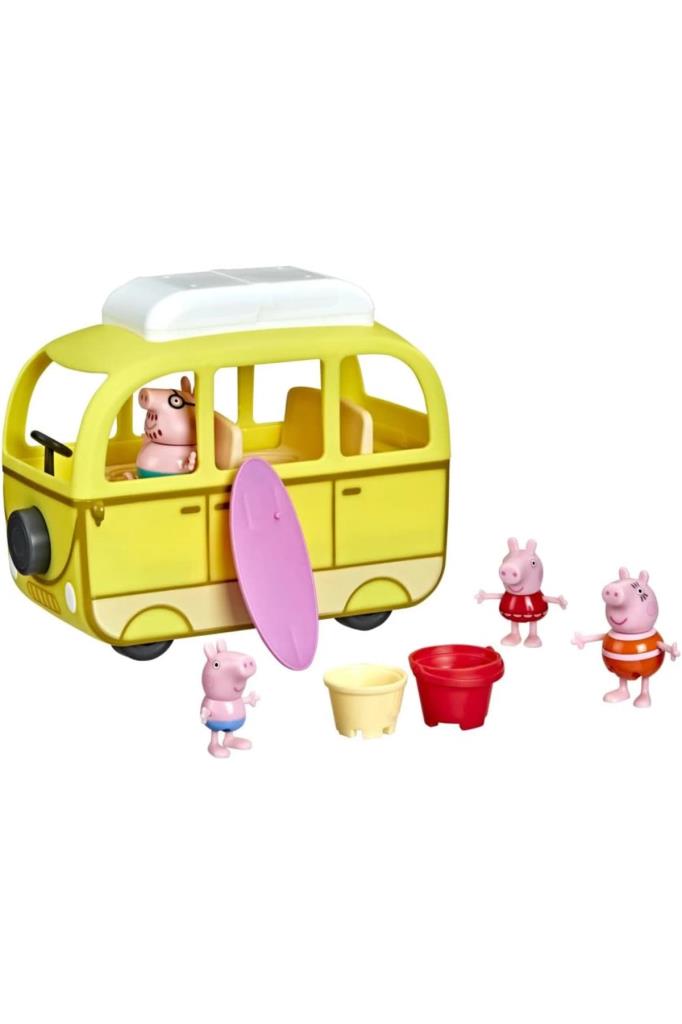 Peppa Pig Peppa'nın Maceraları: Peppa'nın Plaj Kamp Aracı F3632 Teşhir