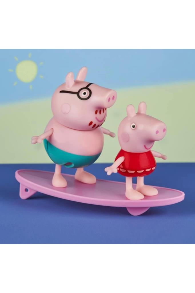 Peppa Pig Peppa'nın Maceraları: Peppa'nın Plaj Kamp Aracı F3632 Teşhir