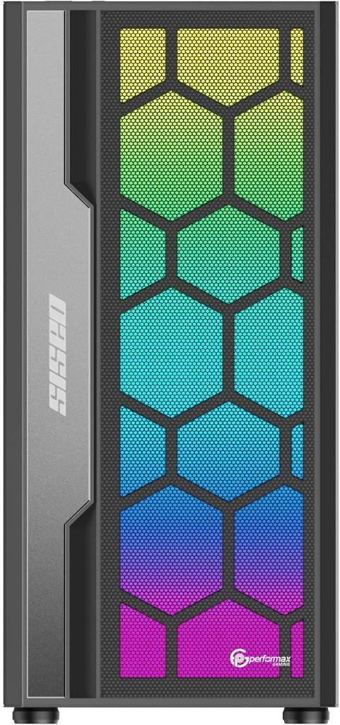 Performax 650 W Oasis 4 Fanlı Siyah ATX Oyuncu Kasası - Outlet