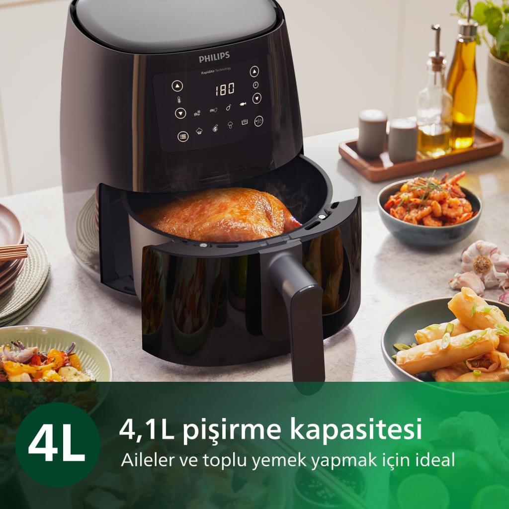 Philips Airfryer 3000 Serisi HD9243/90 L 4.1 lt Yağsız Fritöz Outlet
