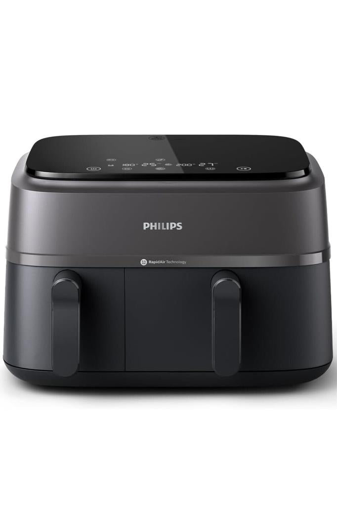 Philips Airfryer 3000 Serisi NA350/00 Çift Hazneli 9 lt Yağsız Fritöz Teşhir