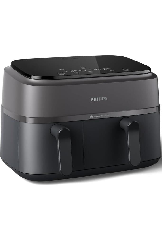 Philips Airfryer 3000 Serisi NA350/00 Çift Hazneli 9 lt Yağsız Fritöz Teşhir
