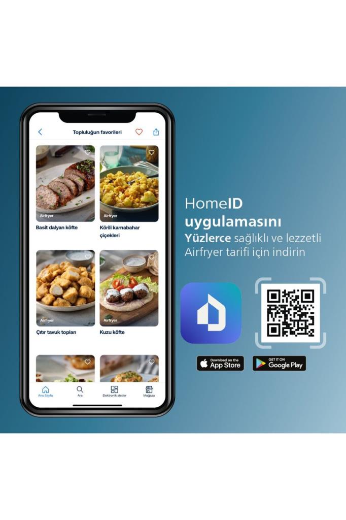 Philips Airfryer 3000 Serisi NA350/00 Çift Hazneli 9 lt Yağsız Fritöz Teşhir