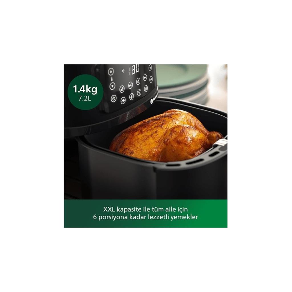 Philips 5000 Serisi Airfryer XXL Connected, 7,2L (1,4 kg),  HD9285/96