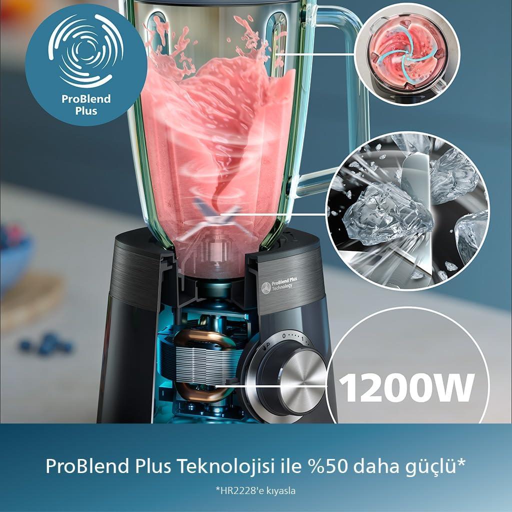 Philips 5000 Serisi Problend Plus HR3030/00 1200 W Smoothie Blender Teşhir