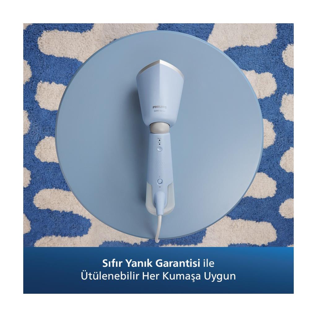 PHILIPS 5000 Serisi STH5020/20 Buharlı Dikey Düzleştirici Deniz Mavisi