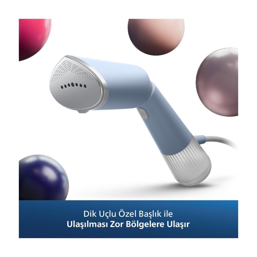 PHILIPS 5000 Serisi STH5020/20 Buharlı Dikey Düzleştirici Deniz Mavisi