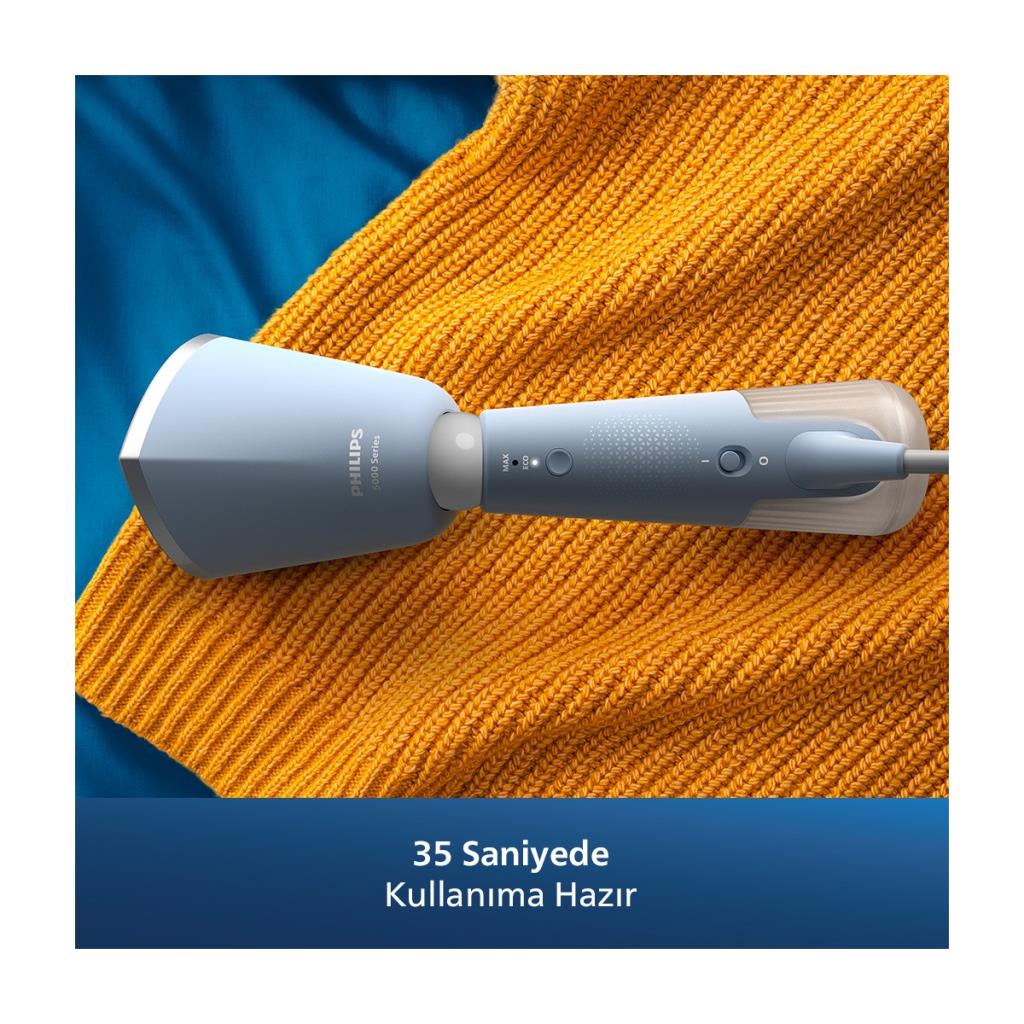 PHILIPS 5000 Serisi STH5020/20 Buharlı Dikey Düzleştirici Deniz Mavisi