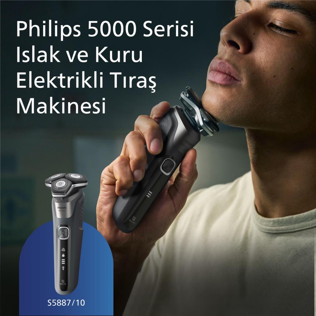 Philips S5887/10 Islak-Kuru Tıraş Makinesi