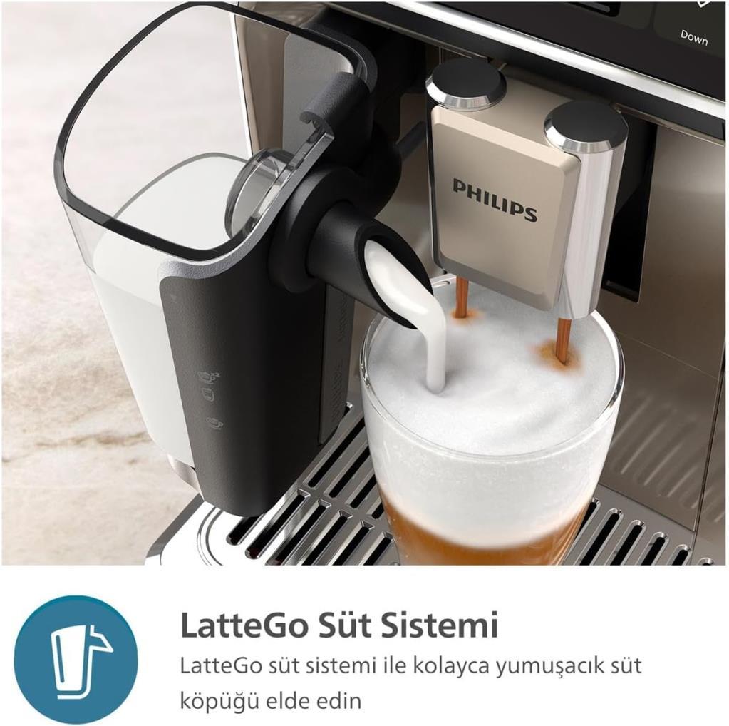 Philips 5500 Serisi LatteGo EP5547/90 Tam Otomatik Espresso Makinesi Outlet