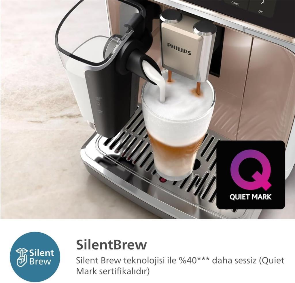 Philips 5500 Serisi LatteGo EP5543/80 Tam Otomatik Espresso Makinesi