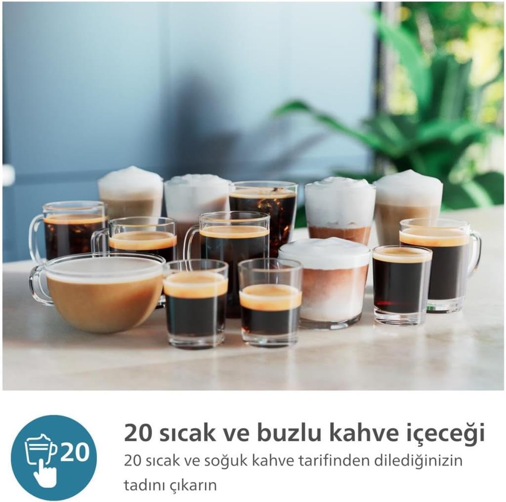 Philips 5500 Serisi LatteGo EP5543/80 Tam Otomatik Espresso Makinesi Teşhir
