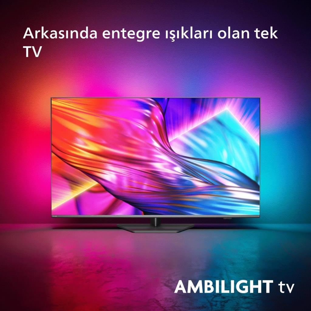 Philips The One 65PUS8909 4K Ultra HD 65" 165 Ekran Uydu Alıcılı Smart Ambilight LED TV Outlet