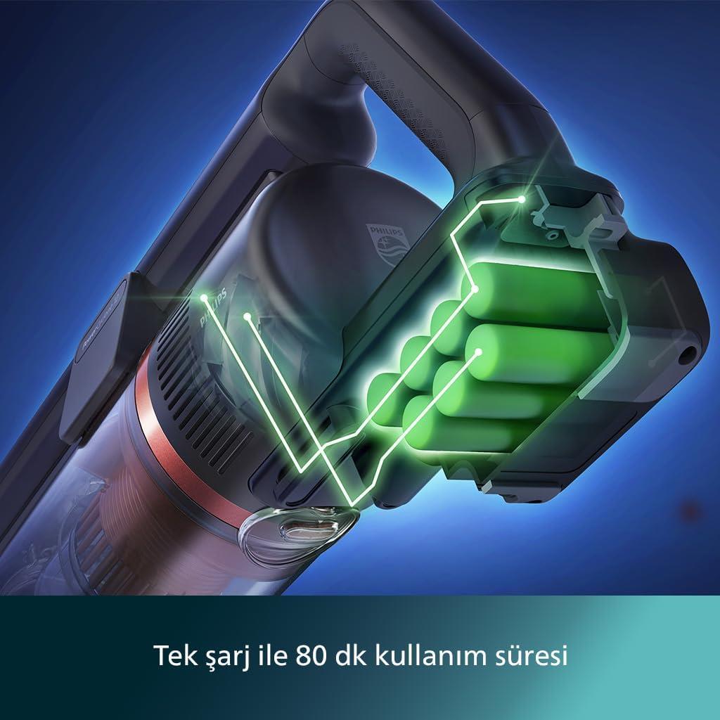Philips 7000 Serisi XC7057/01 Islak Kuru Şarjlı Dikey Süpürge Teşhir