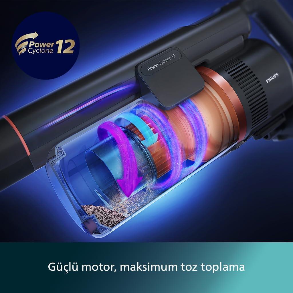 Philips 7000 Serisi XC7057/01 Islak Kuru Şarjlı Dikey Süpürge Teşhir