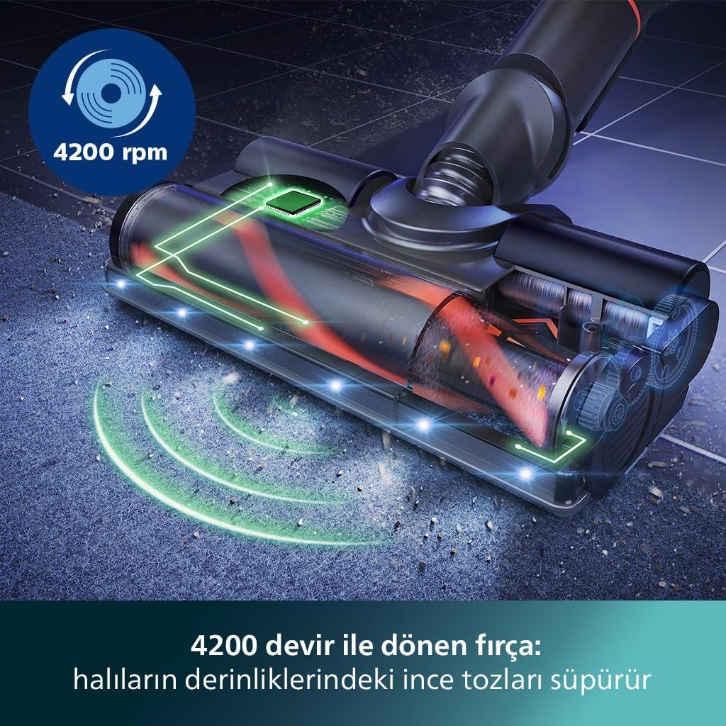 Philips 8000 Serisi Aqua Plus XC8053/01 Şarjlı Dikey Süpürge