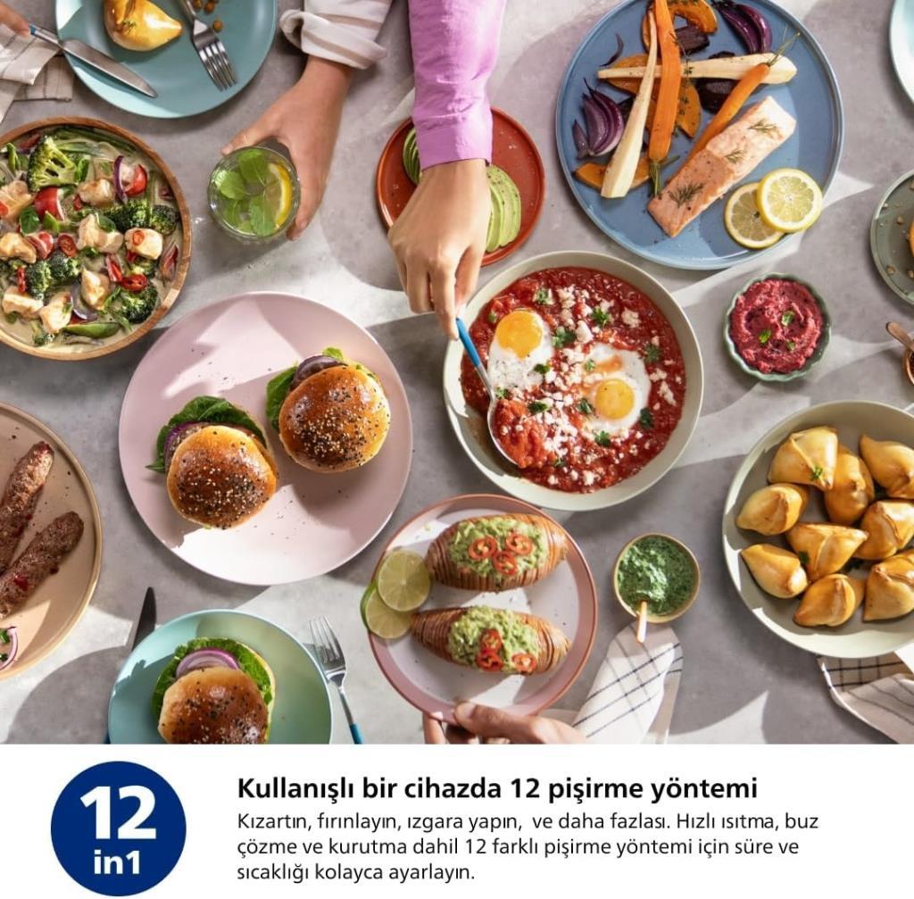 Philips Airfryer 1000 Serisi NA120/00 4.2 lt Yağsız Fritöz