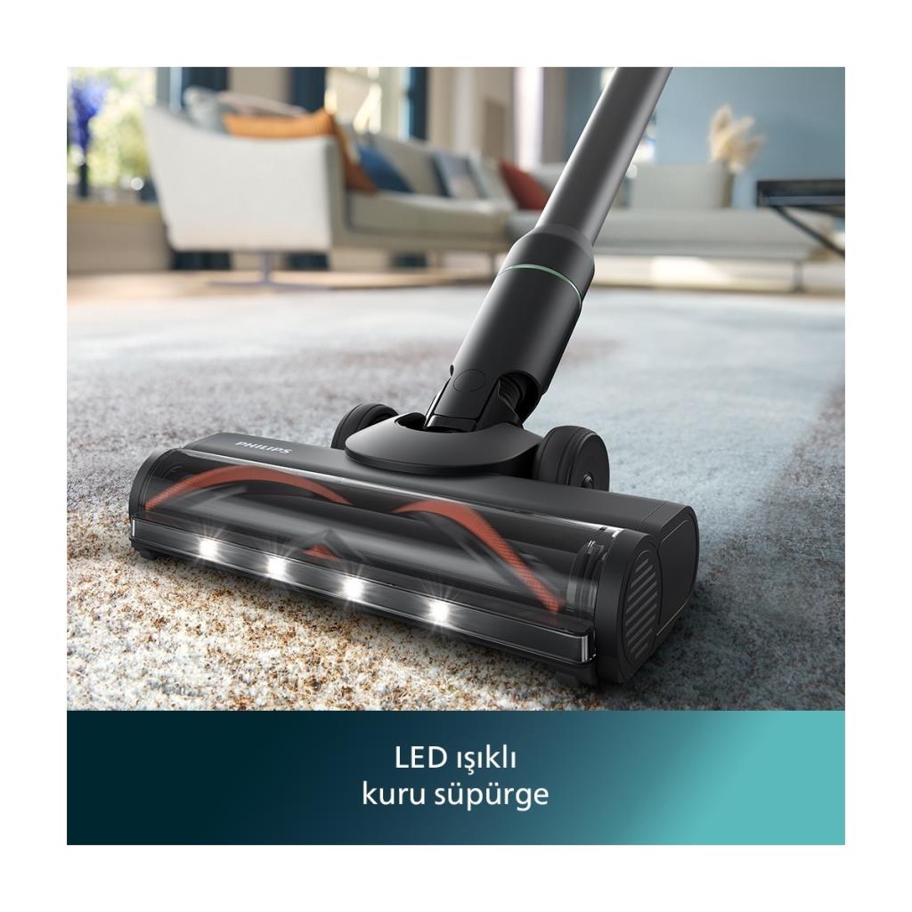 Philips 7000 Serisi AquaTrio XW7263/11 Islak Kuru Şarjlı Dikey Süpürge - OUTLET