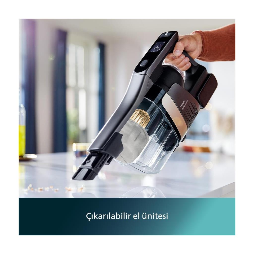 PHILIPS Aqua Trio 9000 Seri XW9463/11 Islak & Kuru Temizlik Kablosuz Dikey Süpürge