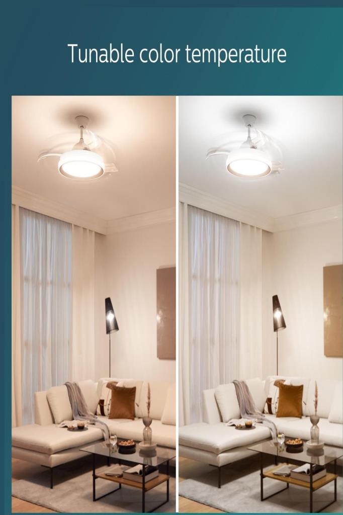 Philips Bliss Aydınlatmalı Tavan Vantilatörü Outlet