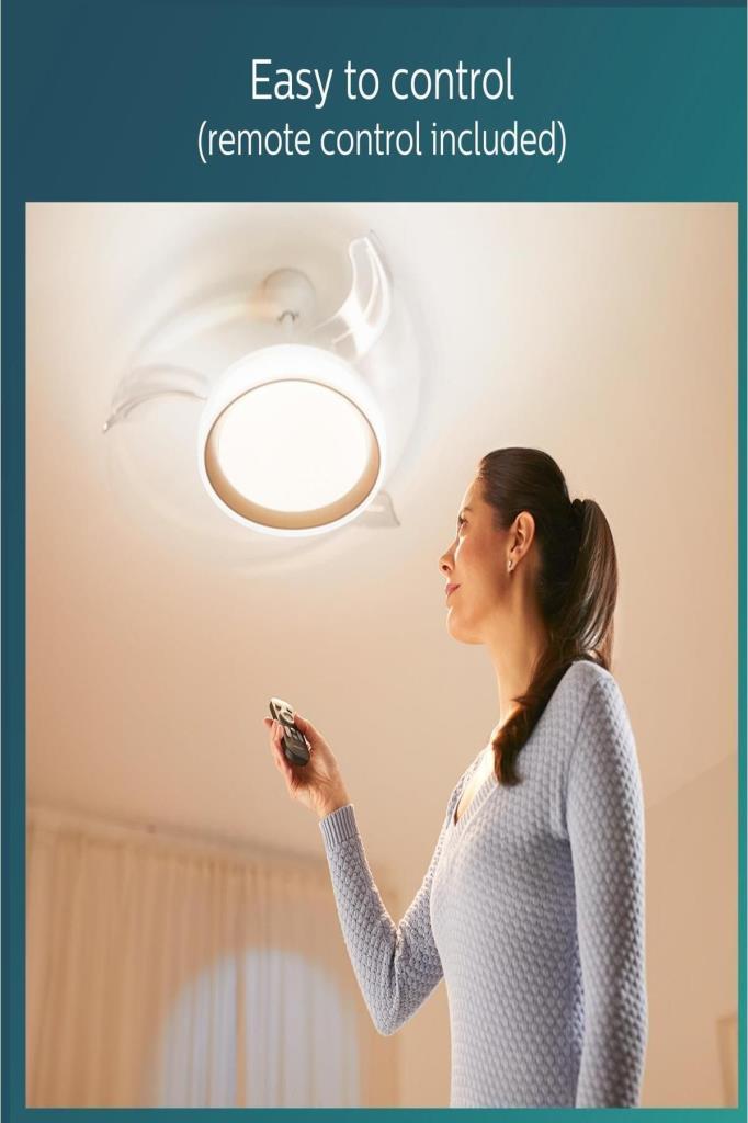 Philips Bliss Aydınlatmalı Tavan Vantilatörü Outlet