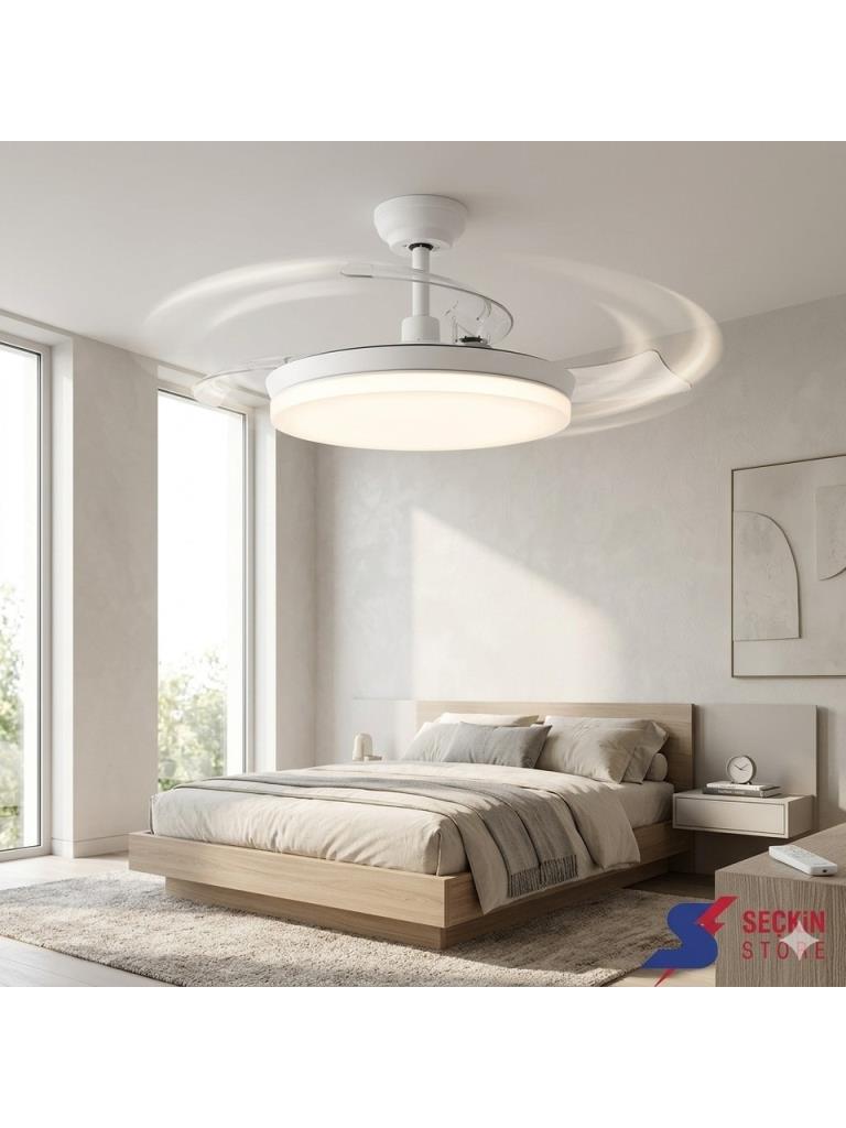 Philips Bliss Aydınlatmalı Tavan Vantilatörü Teşhir
