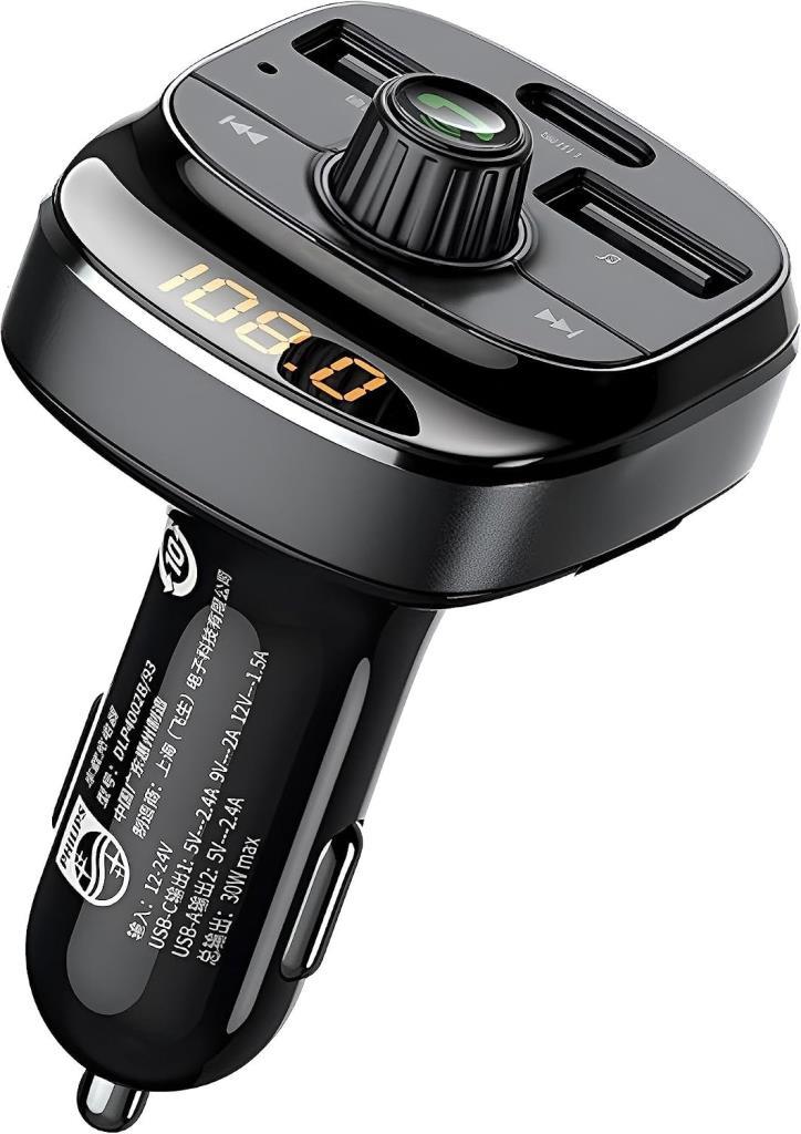Ugreen Bluetooth 5.0 Qc 3.0 Pd Araç Çakmaklık Şarj Cihazı Fm Transmitter