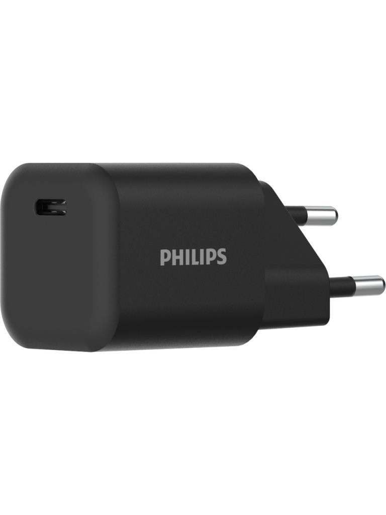 Philips DLP4333CB 30 W Type-C Hızlı Siyah Şarj Adaptörü Teşhir