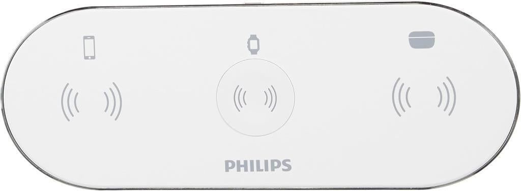 Philips DLP9230NW QI Beyaz 3in1 Kablosuz Hızlı Şarj Aleti Outlet
