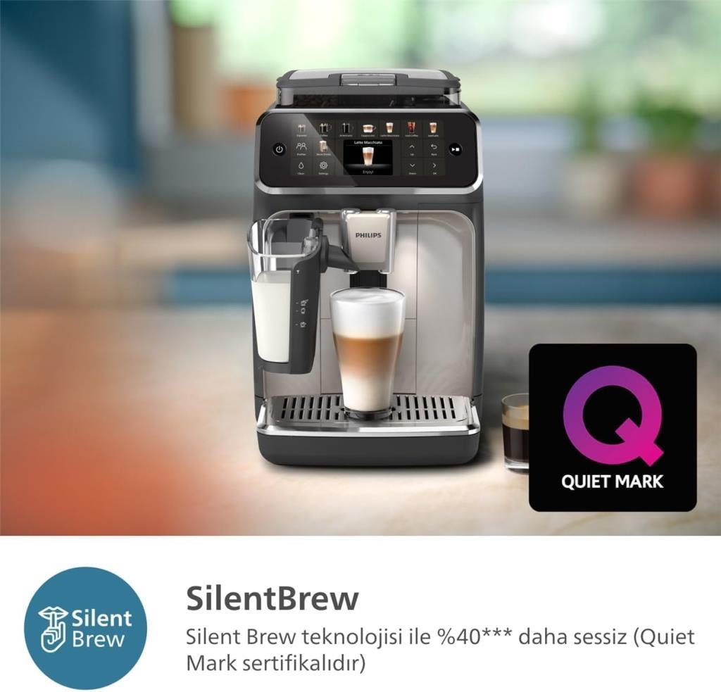 Philips 5500 Serisi LatteGo EP5547/90 Tam Otomatik Espresso Makinesi Teşhir