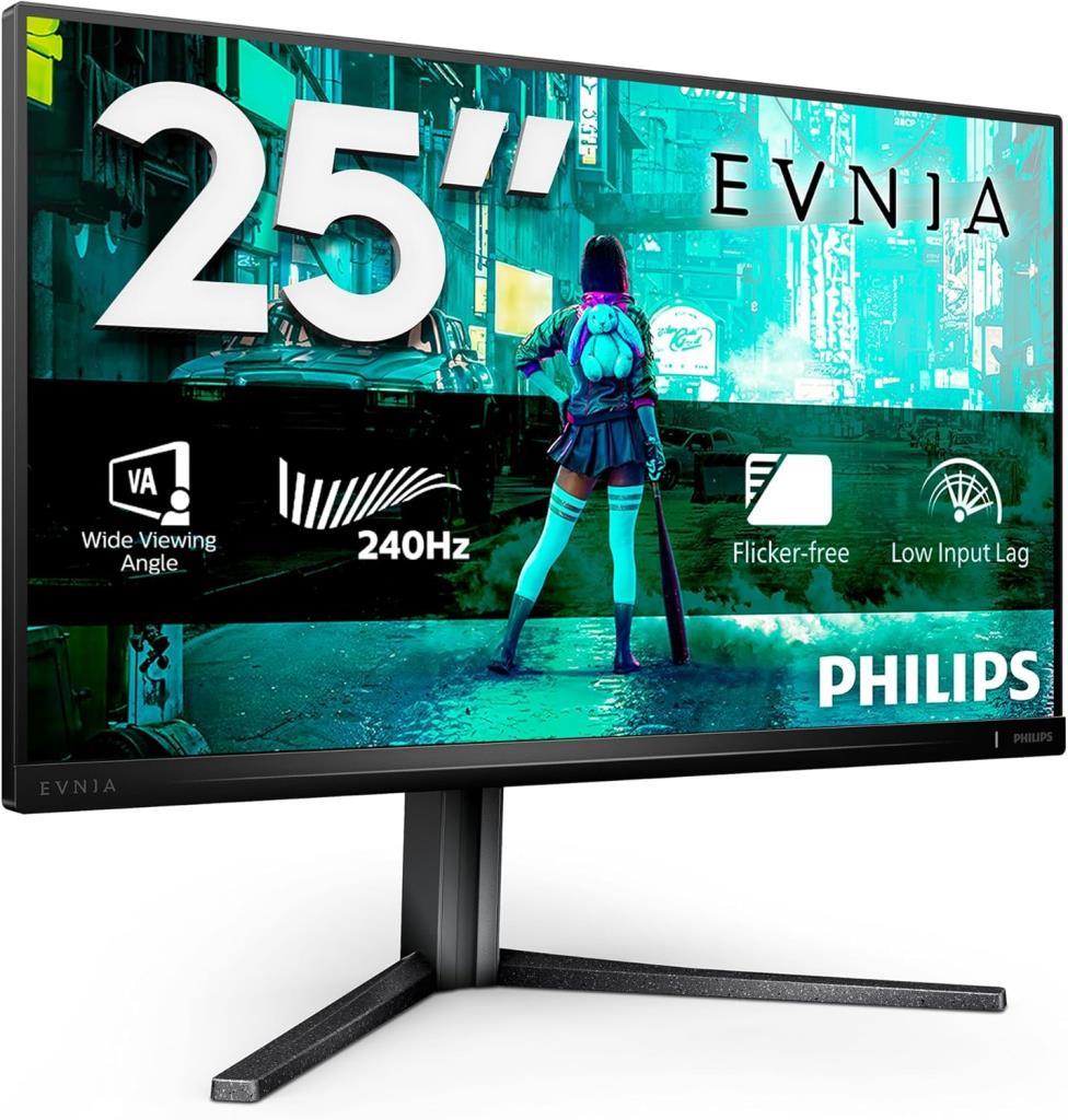 Philips Evnia 25M2N3200W 24.5" 1 ms Full HD Pivot 240 Hz Oyuncu Monitörü - TEŞHİR