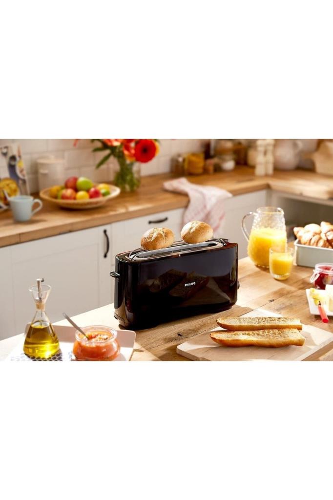 Philips Daily Collection HD2590/90 Siyah Ekmek Kızartma Makinesi Outlet