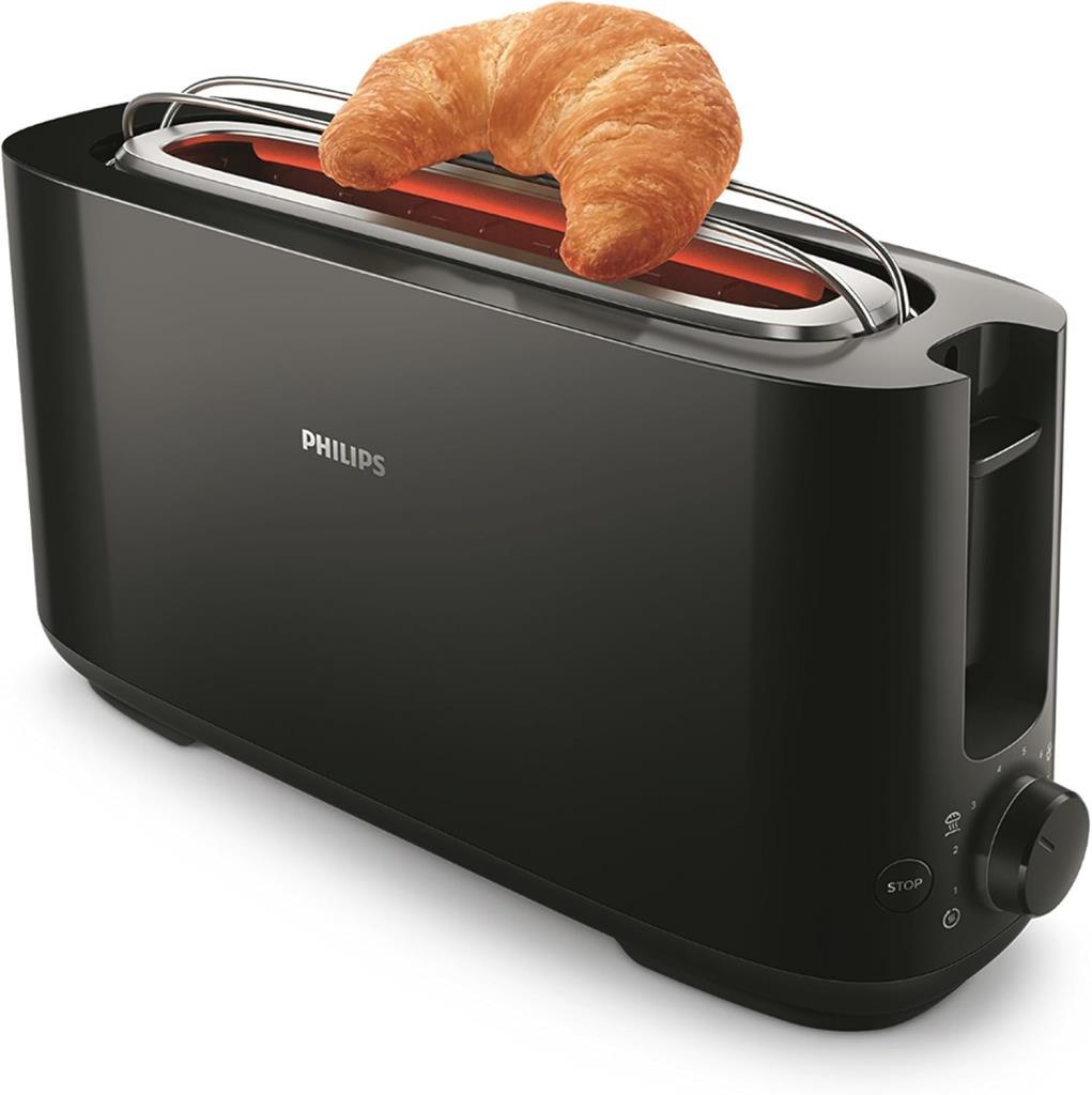 Philips Daily Collection HD2590/90 Siyah Ekmek Kızartma Makinesi Teşhir
