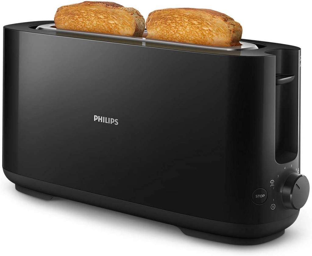 Philips Daily Collection HD2590/90 Siyah Ekmek Kızartma Makinesi Teşhir